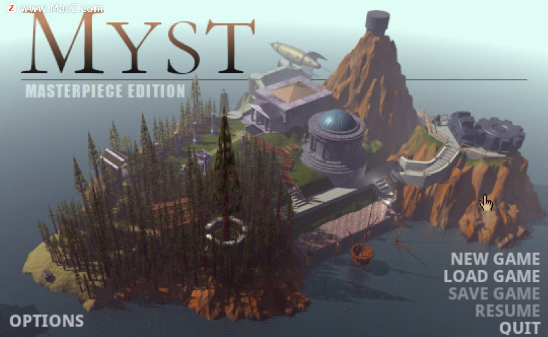 神秘島：杰作版Myst: Masterpiece Edition for Mac(動作冒險游戲)